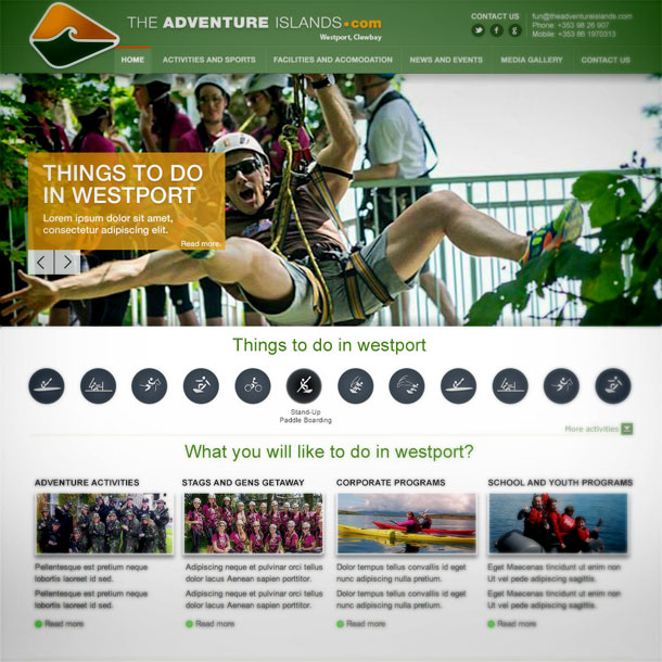 Web Design and Development for Tourism Providers
